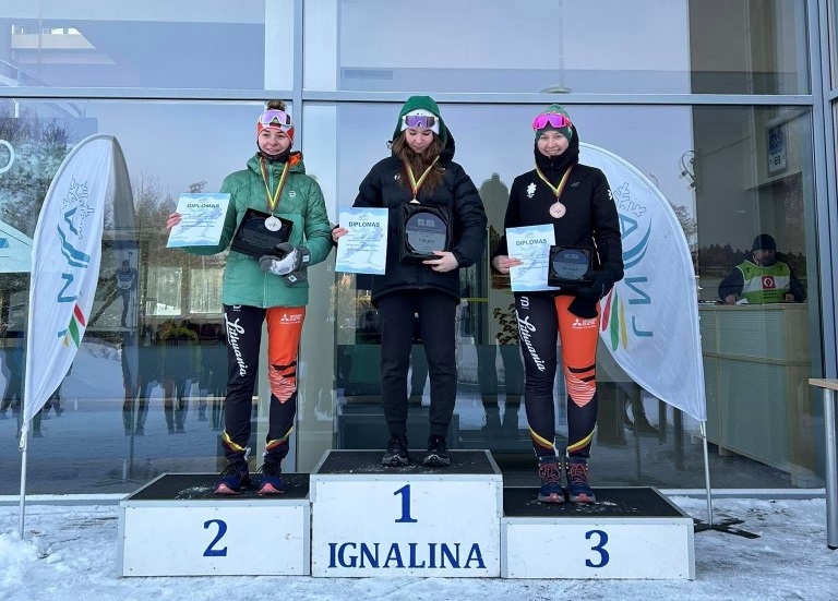 Pasiekimai ant sniego: Uteniškės triumfuoja Ignalinoje, Lietuvos slidinėjimo čempionate