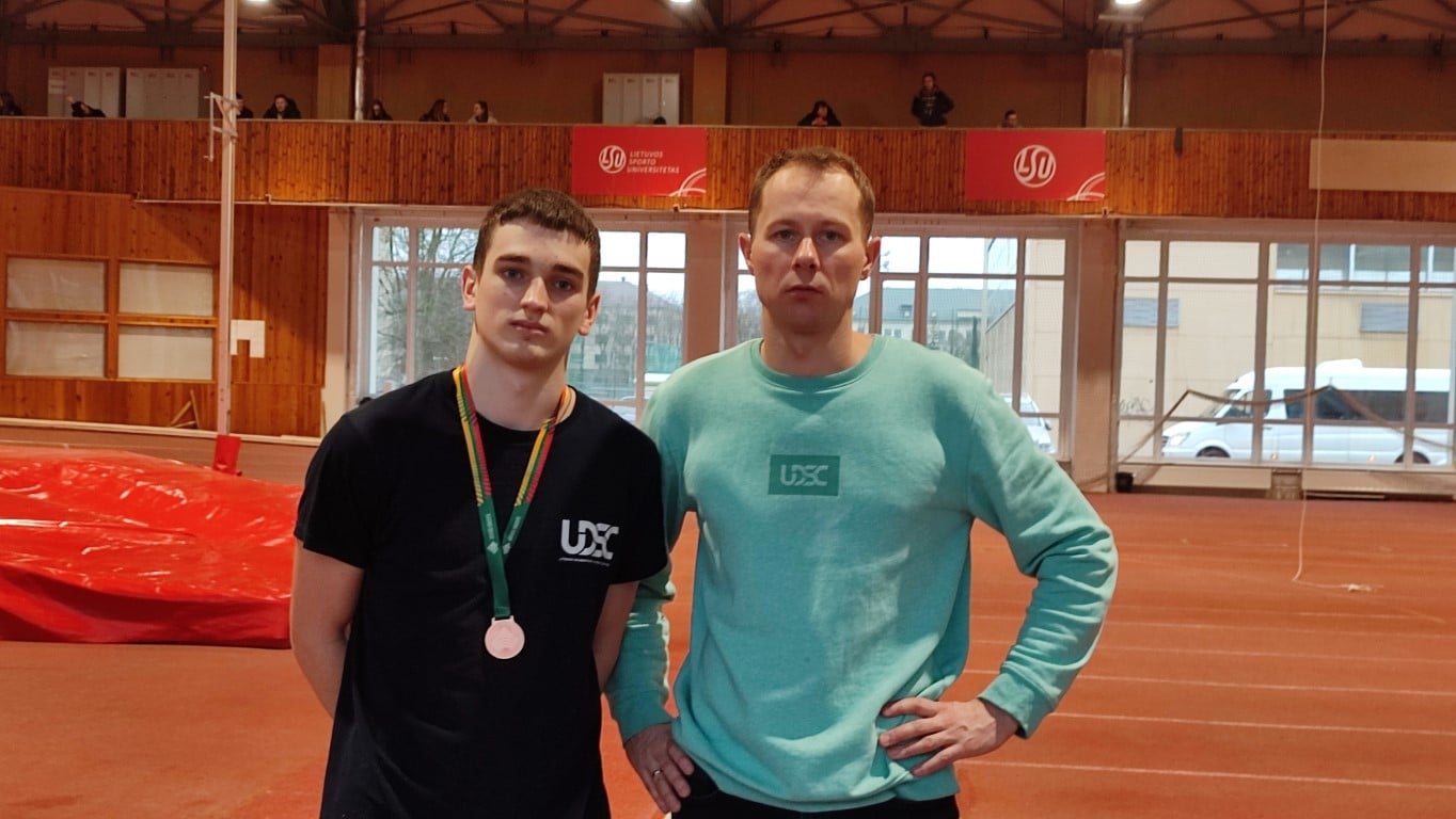 Utenos DSC sportininkai puikiai pasirodė Lietuvos jaunimo uždarų patalpų lengvosios atletikos čempionate