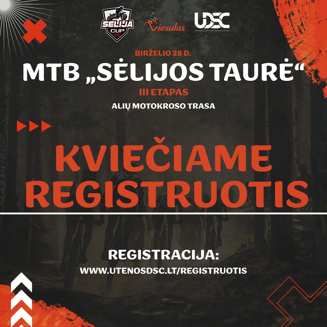 MTB „SĖLIJOS TAURĖ 2025“ | III etapas – UTENOJE