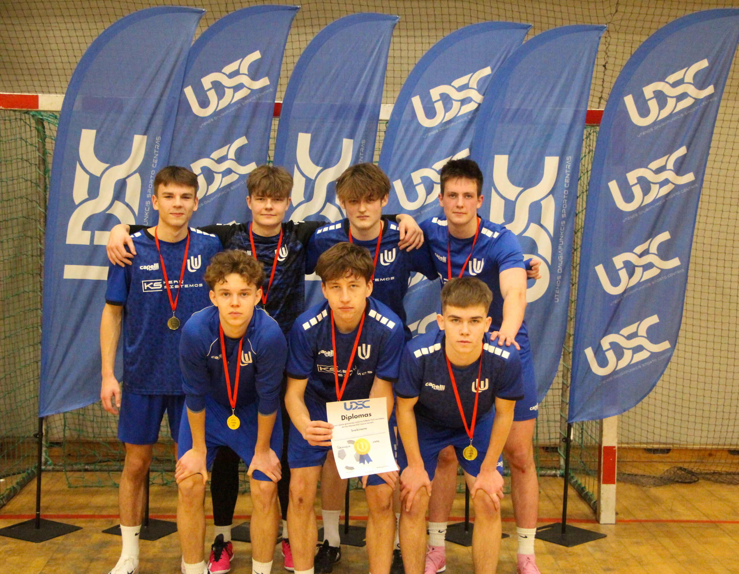 Utenos r. gimnazijų 5×5 futbolo varžybos, skirtos Utenos DSC taurei laimėti