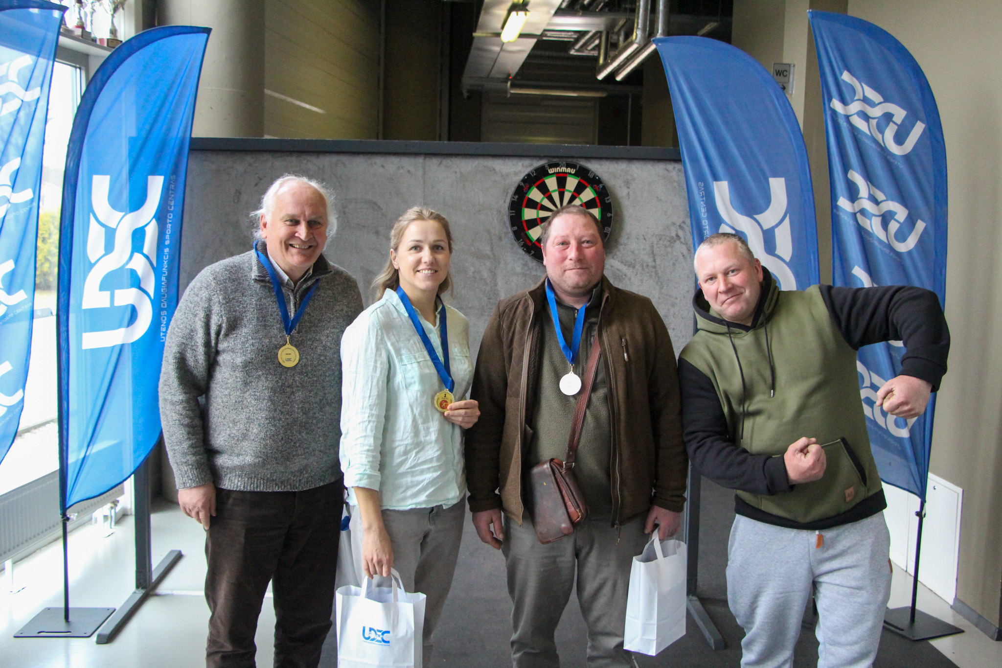 2026 metų Utenos rajono savivaldybės seniūnijų sporto žaidynių smiginio varžybos – jau įvyko