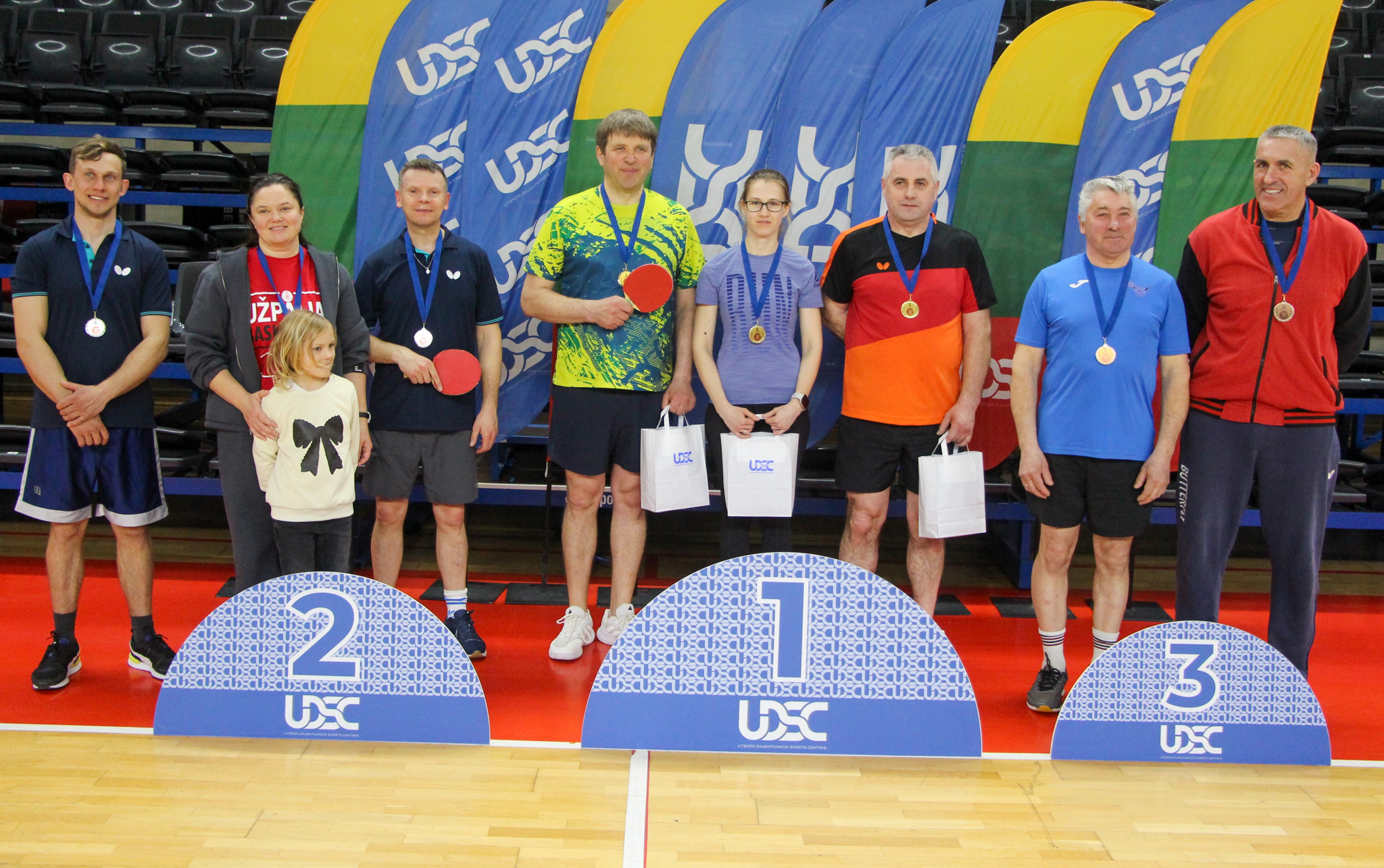 Puikiai pravyko 2026 metų Utenos rajono savivaldybės seniūnijų sporto žaidynių stalo teniso varžybos!