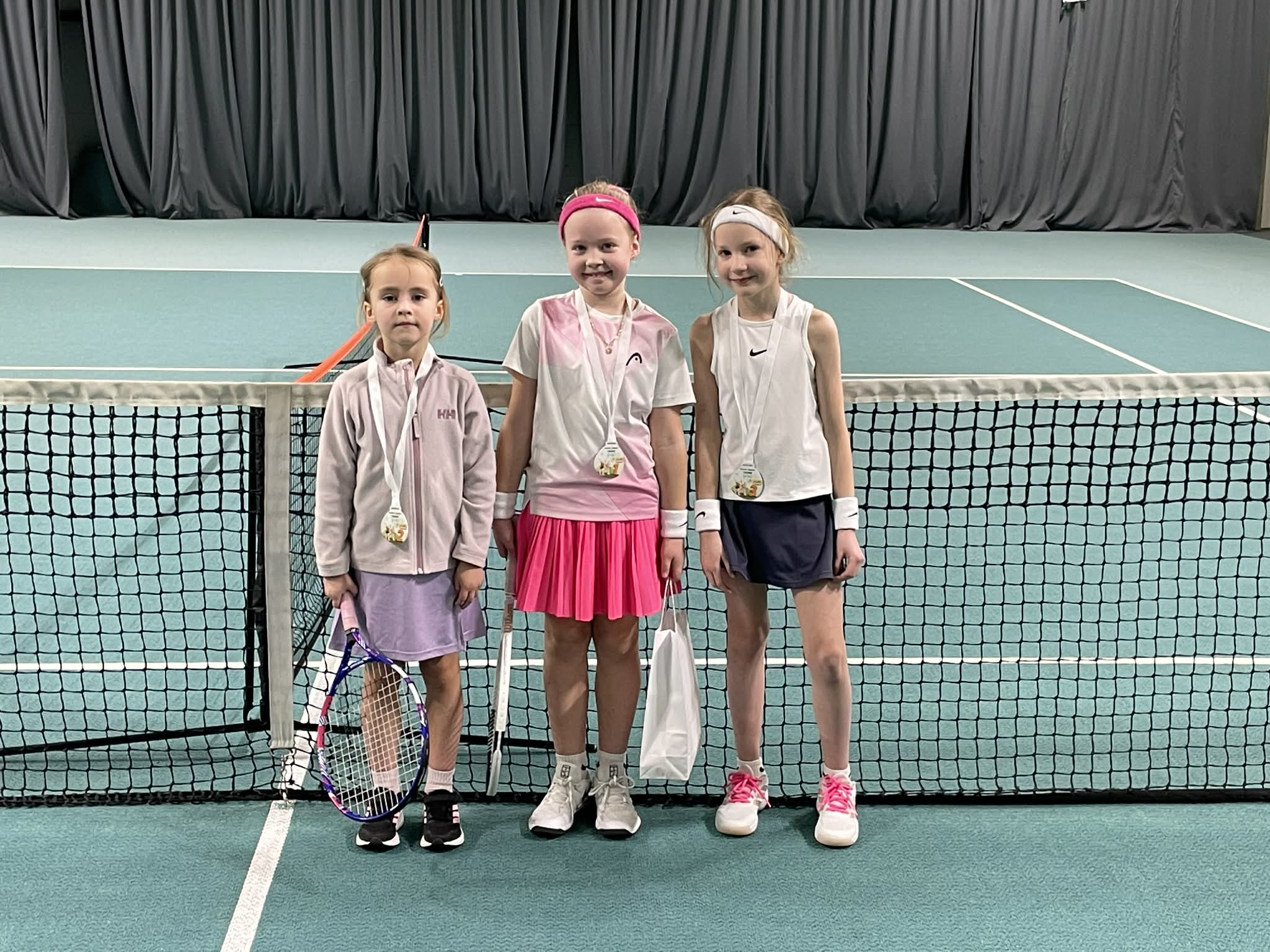 Teniso turnyruose iškovotos prizinės vietos