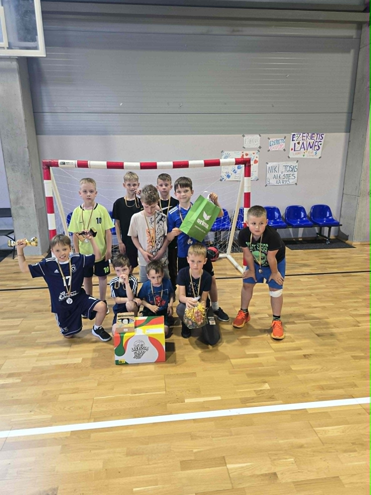Lietuvos U-9 berniukų MINI rankinio čempionato mažojoje taurėje iškovota 3 vieta