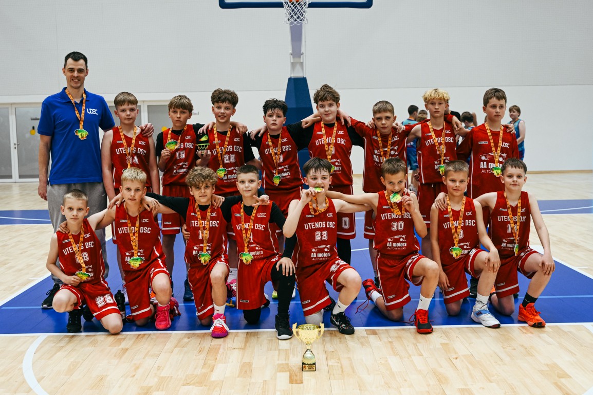 Utenos DSC U11 komanda iškovojo 3-iąją vietą