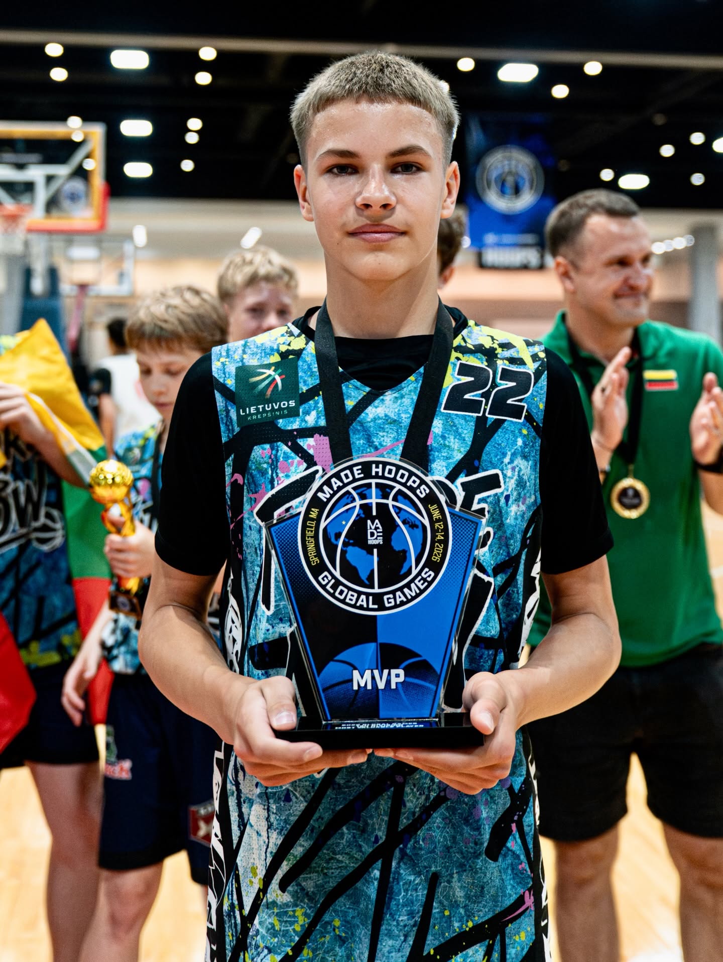 JAV trenerio Tomo Mackonio auklėtinis Jovydas Jankauskas kartu su komanda iškovojo 1-ąją vietą