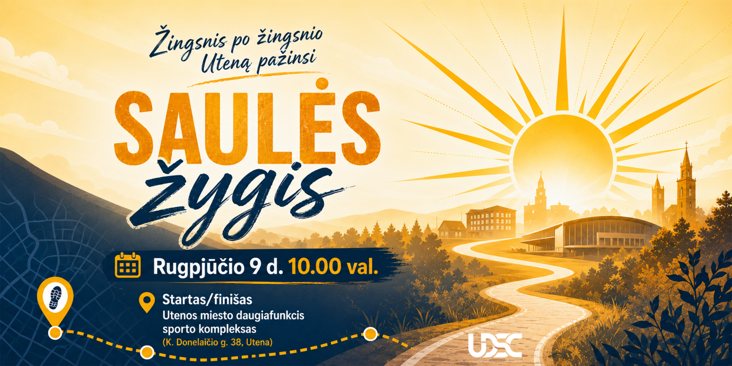 „Žingsnis po žingsnio Uteną pažinsi“ SAULĖS žygis