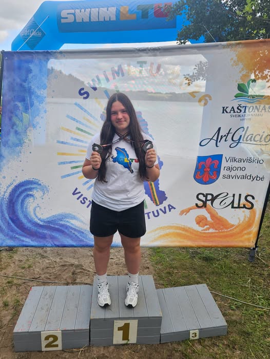 Karolina Pošiūnaitė – greičiausia Vištyčio maratono 2 km distancijoje