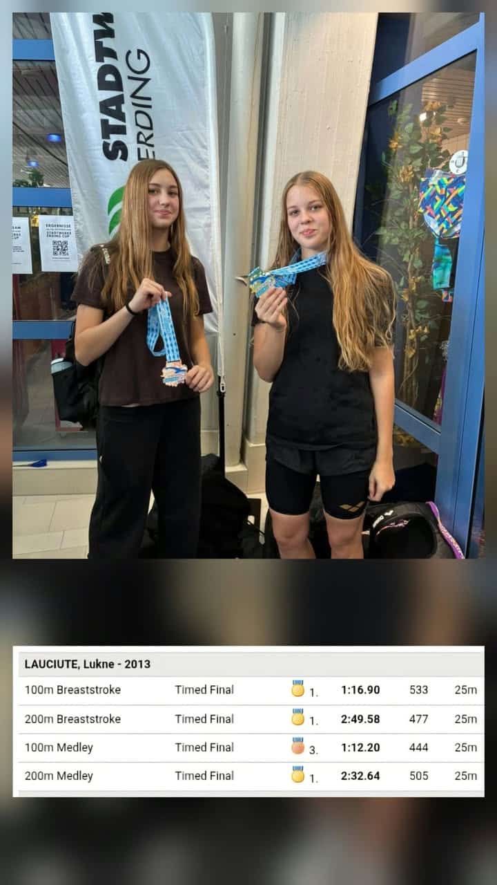 Luknė Lauciūtė ir toliau išlieka LTU Aquatics akiratyje